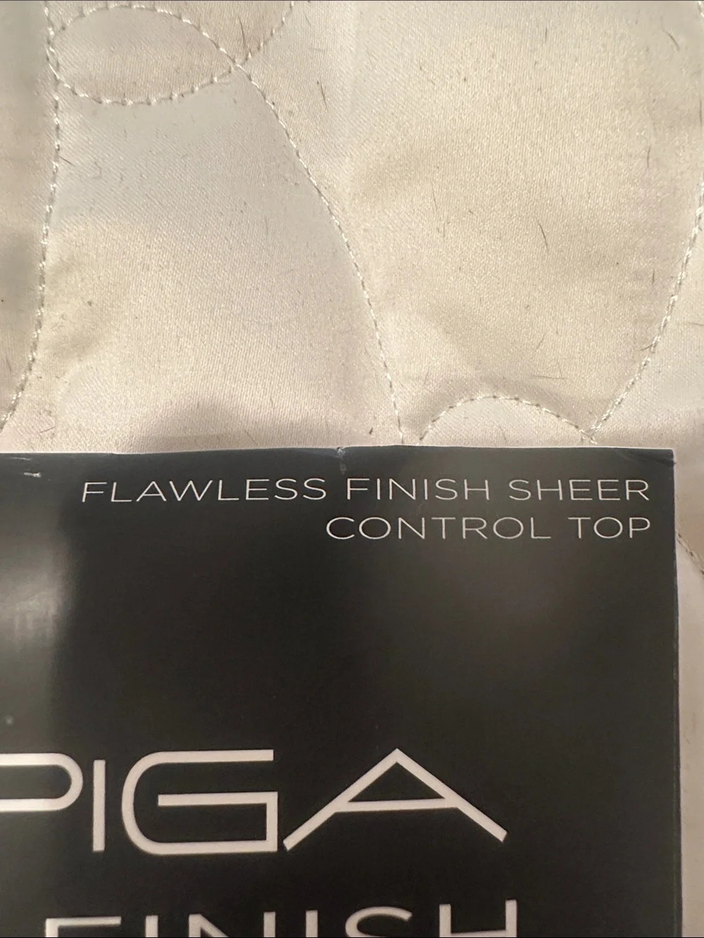Via Spiga Black Sheer Control Top Hosiery